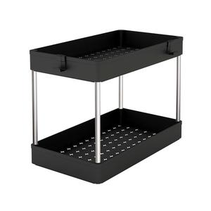 Easy to use Storage Racks Storage Holders Racks Plastic Storage Racks For Kitchen Under The Sink Organizer Plastic
