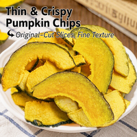 Chips de Calabaza con Sabor a Tomate al por Mayor, Snack de Vegetales Deshidratados Crujientes 80g, Natural, a Granel, Proveedor de Fábrica OEM, Exportación