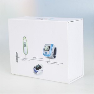 Moniteur <span class=keywords><strong>d</strong></span>'oxygène sanguin portable, oxymètre de pouls, moniteur de saturation en oxygène et tensiomètre et thermomètre frontal - Product Image 6