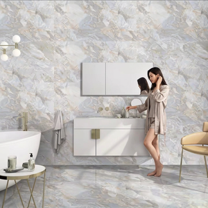 Baldosas de Porcelana Pulida de Mármol Blanco de 800x1600 mm, Superficie Inspirada en Calacatta de Lujo para Interiores Elegantes - Product Image 5