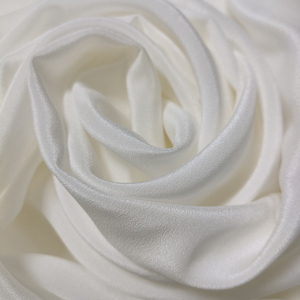10Mm Tự Nhiên Màu Trắng Lụa Vải Tinh Khiết 100% Lụa <span class=keywords><strong>Crepe</strong></span> De Chine Vải Cho Tay Chết - Product Image 2