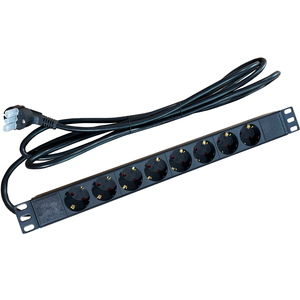 Installazione orizzontale PDU 8xEU prese e spina EU con interruttore principale - Product Image 3