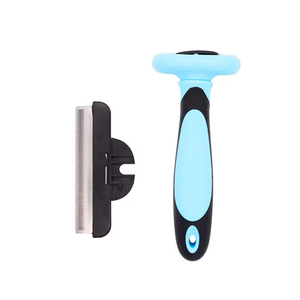 Outils de toilettage pour animaux de compagnie en acier inoxydable, peigne pour enlever les poils, brosse pour chiens et chats, peigne pour chiens et chats de petite, moyenne et grande taille - Product Image 3