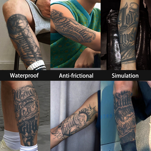 <span class=keywords><strong>Tatuaggi</strong></span> Temporanei Semipermanenti Adesivi a Lettera per Braccio Impermeabili <span class=keywords><strong>e</strong></span> a Prova di Sudore Durata 2 Settimane Realistici a Base di Erbe Anti-sfregamento - Product Image 2