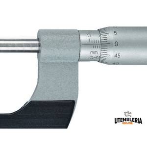 Rupac <b>Micrometer</b> for slots with non-rotating stem MicroMet PLUS 0-25mm resolution 0.01mm - Product Image 1