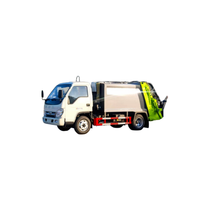 Camion compacteur à chargement arrière Foton de 4,5 mètres cubes pour un compactage efficace des déchets et l'élimination des déchets dans les zones résidentielles