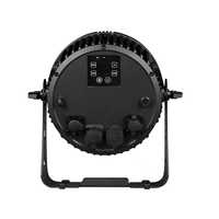 Projecteur PAR LED RGBALC 9x20W étanche IP66, rechargeable sur batterie, écran tactile, angle de lentille 15 degrés, WiFi sans fil