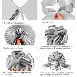 Wholesale 30 Inch Magnetic White <strong>Car</strong> <strong>Bow</strong> <strong>for</strong> <strong>Wedding</strong> - Product Image 6