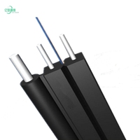 Cable de fibra óptica para exteriores YIZHI, cable de fibra óptica multicore de 2, 4 y 6 núcleos, cable de fibra óptica de 2 núcleos para FTTH.