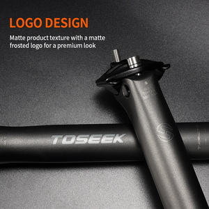 TOSEEK 27.2/31.6mm T800 <span class=keywords><strong>Tige</strong></span> <span class=keywords><strong>de</strong></span> <span class=keywords><strong>Selle</strong></span> en <span class=keywords><strong>Carbone</strong></span> pour Vélo <span class=keywords><strong>de</strong></span> Route, VTT et <span class=keywords><strong>Gravel</strong></span>, Déport 20mm, Longueur 350/400mm, 150-170g, <span class=keywords><strong>Tige</strong></span> <span class=keywords><strong>de</strong></span> <span class=keywords><strong>Selle</strong></span> <span class=keywords><strong>de</strong></span> Course OEM - Product Image 3