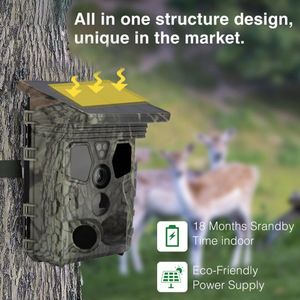 HC-601A Trail <b>Camera</b> 4K 50MP Solar Powered Waterproof IP65 Infrared <b>Night</b> <b>Vision</b> 120 Degree Wide Angle Hunting <b>Camera</b> - Product Image 2