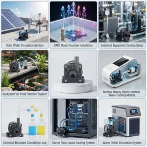 Bomba de Agua Sumergible DC sin Escobillas ZKSJ DC40, 12V 24V 660L/H 7M de Altura de Elevación, IP68 Ultra Silenciosa para Acuarios, Peceras, RV, ODM OEM - Product Image 6