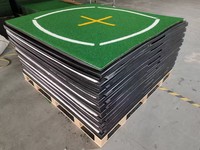 Tapis de golf vert de qualité commerciale avec base en caoutchouc 1,22x200CM, plateau en caoutchouc extra épais et durable, antidérapant, marque YGT, intérieur/extérieur