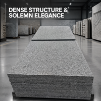 Dalles de pavage extérieur en granit noir flammé G654 modernes, finition polie, à prix super réduit, directement de l'usine