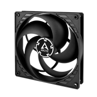 Ventilateur PC ARCTIC P14 PWM PST, ventilateur 140 mm, ventilateur de boîtier PC avec PST, optimisation de la pression, vitesse du ventilateur : 200-1700 tr/min (0 tr/min <5 %) - Noir