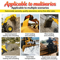 Traktor 25HP dengan kemampuan mengangkat beban, Traktor Mini, Wheel Loader, Front End Loader untuk penanganan beban sedang