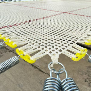 Profesyonel fabrika yapımı jimnastik Bungee trambolin Mat yetişkinler için yüksek kalite 4mm çap trambolin örgü - Product Image 3