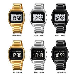 <span class=keywords><strong>Orologio</strong></span> <span class=keywords><strong>da</strong></span> <span class=keywords><strong>Polso</strong></span> Skmei 2478 per Uomo, Sveglia, Reloj Hombre, Lussuoso in Acciaio Inossidabile, Sportivo, Alla Moda, Impermeabile 3Bar, Digitale - Product Image 6