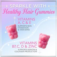 Complément alimentaire multivitaminé en gommes pour cheveux, marque privée, en gros, avec biotine et vitamines C & E pour la croissance des cheveux, de la peau et des ongles