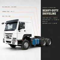 Camion tracteur Howo 6x4 371 375HP Sinotruk pour l'Afrique de l'Ouest