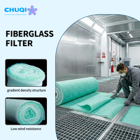 Filtre à grille en fibre synthétique pour sol de cabine de peinture et hotte de laboratoire chimique, élimination des odeurs, achat en gros, approvisionnement multi-paquet