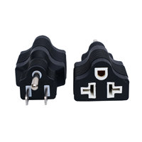 Adaptateur de prise QJ Nema 5-15P/Nema 5-15/20R 5-15P/6-15P/5-15P/6-20P 4 pôles AC 220V pour usage industriel 15A/20A