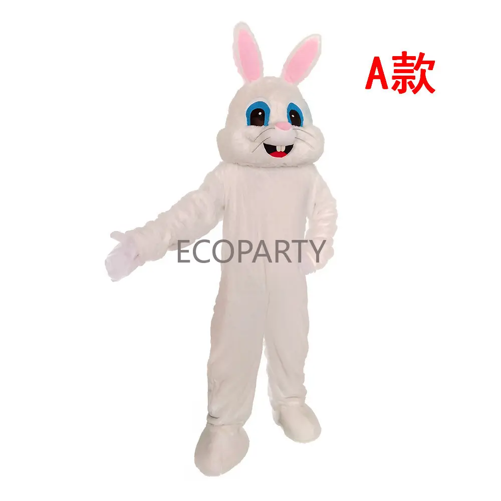 Paskalya tavşanı kostüm tavşan maskot kostüm cadılar bayramı noel yetişkin süslü elbise ecoparty disfrace