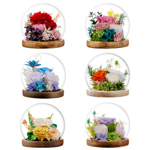 Rosas de Clavel de Larga Duración, Flores Preservadas Reales, Eternas <span class=keywords><strong>y</strong></span> Lujosas en Cristal, para el Día de San Valentín, Día de <span class=keywords><strong>la</strong></span> Madre, Navidad, Graduación - Product Image 5
