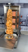 Machine à gyro électrique à gaz, machine à shawarma, machine à kebab, grill à kebab