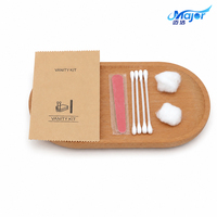 Kit de toilette jetable pour hôtel, fournisseur d'équipements hôteliers, conception écologique avec tampons de coton pour salles de bain de complexes hôteliers
