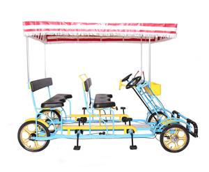 <span class=keywords><strong>Bicicletta</strong></span> Tandem per <span class=keywords><strong>4</strong></span> persone con cerchio in lega China OEM turistica Surrey bici <span class=keywords><strong>4</strong></span> posti bici a quattro <span class=keywords><strong>ruote</strong></span> - Product Image 5