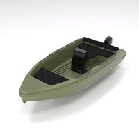 Mini Yacht Innovant en Matériaux Écologiques pour Lac et Haute Mer, Bateau de Sport Nautique, de Pêche et de Vitesse