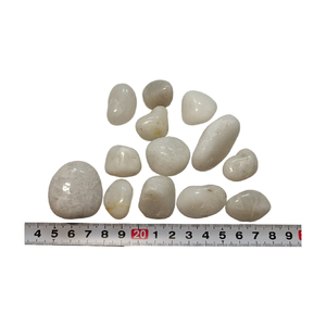 Piedra De Guijarro blanco de 1-3CM para jardín <span class=keywords><strong>Asai</strong></span>, azulejos de pared de piedra de Río de lavado de guijarros pulidos - Product Image 3