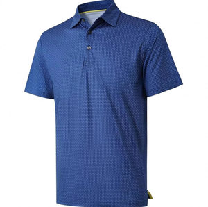 Camiseta Polo de Alta Calidad, Transpirable, de Tela Suave, con Patrón Personalizable, Venta al Por Mayor para Uso Diario, Casual y de Negocios - Product Image 1