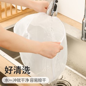 Sac filtrant pour lait de soja, ouverture large, maille ultra fine, nylon de qualité alimentaire, pour le jus et le tofu - Product Image 3