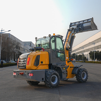 Chargeur frontal hydraulique 4x4 durable de 1,8 tonne TL1800 avec attelage rapide, moteur Changchai, 1 an de garantie, grue compacte à bras télescopique
