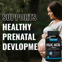 Ausreson Capsules d'acide folique Vitamine B2 Fer Supplément prénatal Dha B9 Capsules d'acide folique pour les femmes enceintes