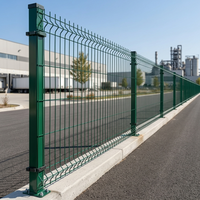 Clôture en treillis soudé 3D esthétique pour jardin botanique, aménagement paysager et protection périmétrique des serres