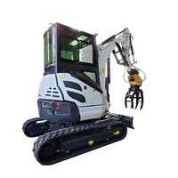 TKMACH / SDTKMACH mini excavateur 1t 1 5t 1 8t 2t 3t multifonction terrassement machines de terrassement excavateur avec luxe fermé