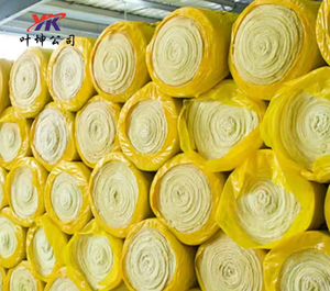 Pour Yekun feuille d'aluminium doublée en fibre de verre couverture isolante en laine de verre rouleau fibre laine bois matériel - Product Image 6