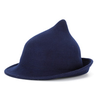 Chapeau en feutre de laine pointu de sorcière de l'Académie de Beaux-Bâtons, style Fleur Delacour, pour enfants et adultes, idéal pour le cosplay et la magie.