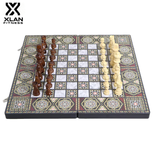 Scacchiera Internazionale XLAN Tre-in-Uno in Legno di Alta Qualità, Pieghevole e Portatile per Intrattenimento - Esportazione <span class=keywords><strong>all</strong></span>'Ingrosso - Product Image 1