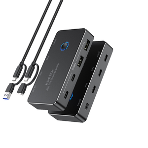 <span class=keywords><strong>RSHTECH</strong></span> Sélecteur de commutateur USB à 2 ports a & C Ordinateurs d'entrée Commutateur de partage Ports USB pour PC Clavier d'ordinateur portable Souris en stock - Product Image 4