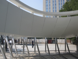 Murs-rideaux contemporains en aluminium anodisé anti-corrosion pour l'extérieur des bâtiments - Product Image 2