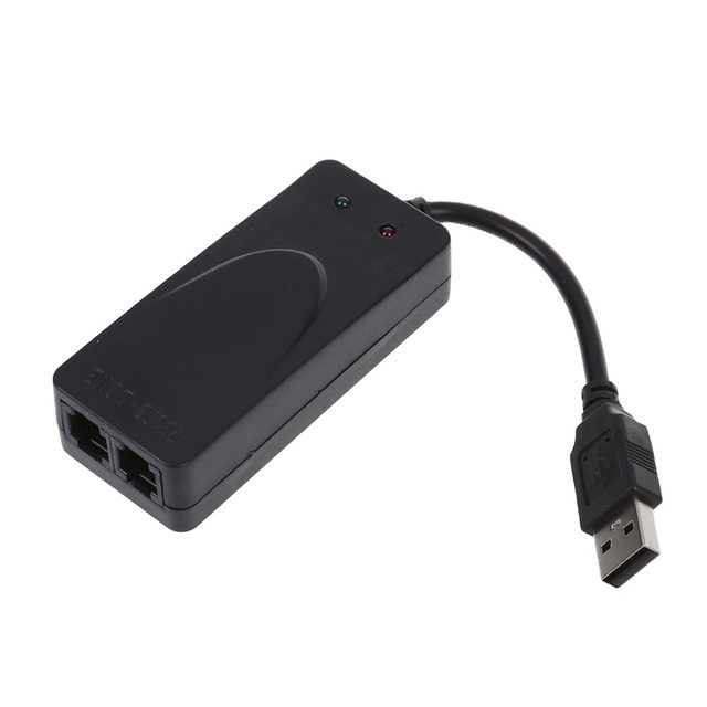 Fax Modem Dual Port USB2.0 56K External Modem Driver for Win 7/Win 8/Win 10/Win XP USB Modem