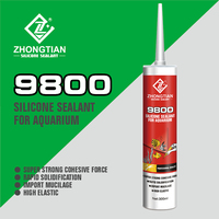 Haute qualité clair Aquarium Fish Tank Silicone mastic Non toxique étanche sans Silicone adhésif mélange sous-marin Silicone