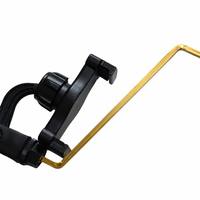 Support de téléphone pour saxophone ténor et alto, couleur cuivre, or et argent, clip pour téléphone/tablette, accessoire d'instrument