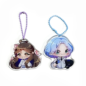 Plastic Keychain Clear Holographic Acrylic Keychain Customize Your Own Design Double Sided Printing Charm