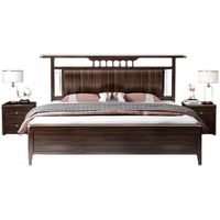 Hot Sales Chinese New Style Moderne Luxus Mädchen Schlafzimmer möbel King Size Massivholz bett mit Lagerung