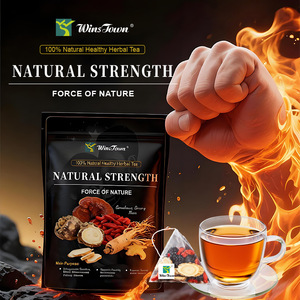 Thé au Ginseng Bio pour la Vitalité Masculine – Formule Herbal Naturelle pour l'Amélioration des Performances <span class=keywords><strong>et</strong></span> l'Énergie – Sachet de Thé Marque Privée - Product Image 4
